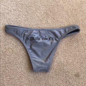 silver kauai bikini bottoms